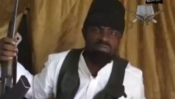 B-Haram Leader Shekau Releases New Audio, Calls Buhari A Liar, Shares Photo Of Nigerian Soldier They Beheaded [Photo]